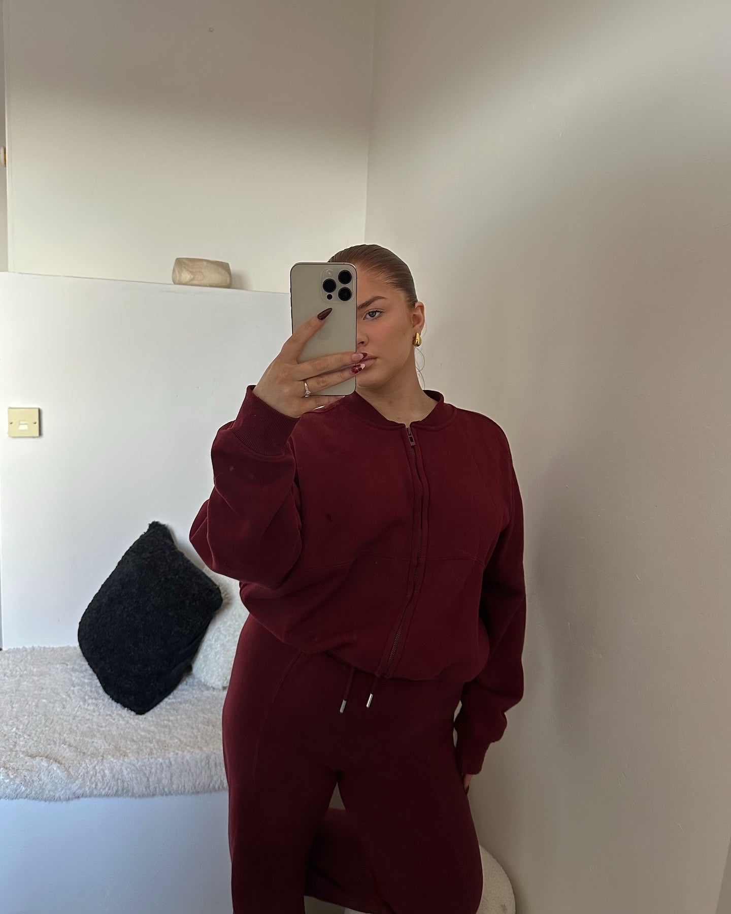 “Wine” bomber tracksuit